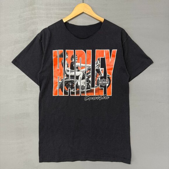 Vintage Harley Davidson Cruisin 80s Single Stitch Shirt Large - Picture 1 of 6